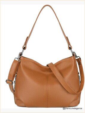 Genuine Leather Hobo Bag Crossbody Shoulder Purse Women Handbag